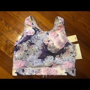 Red Dress Boutique Floral Sports Bra